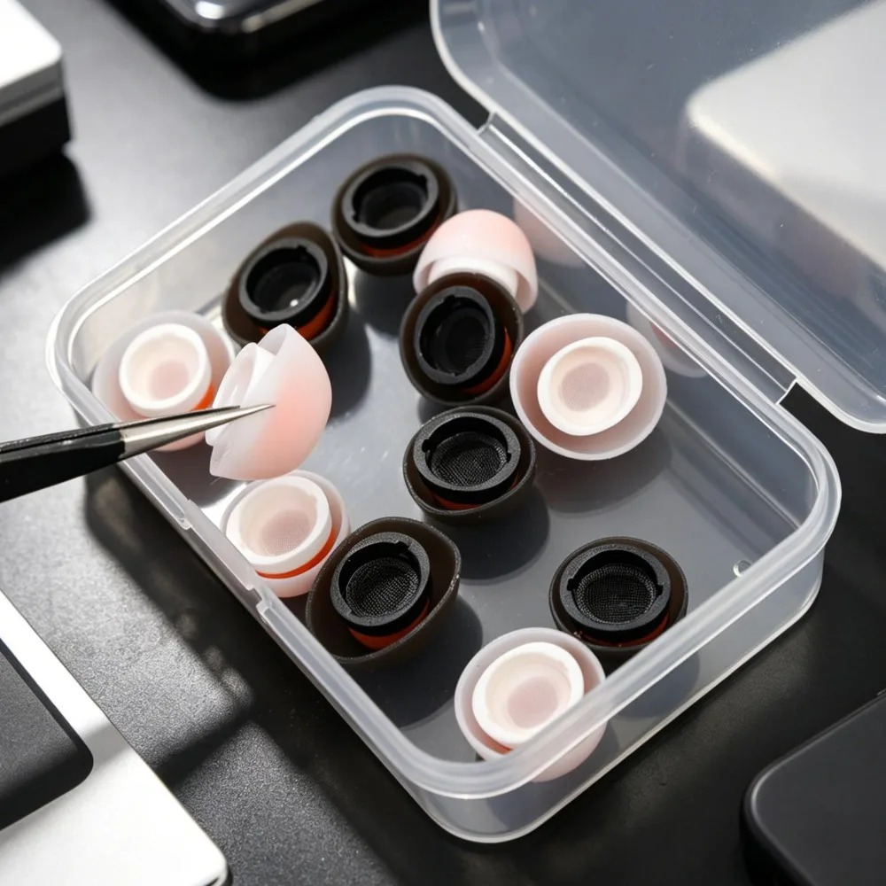 1Box 3Pairs Silicone Ear Plugs - огляд і ціна Silicone Ear Tip Replacement