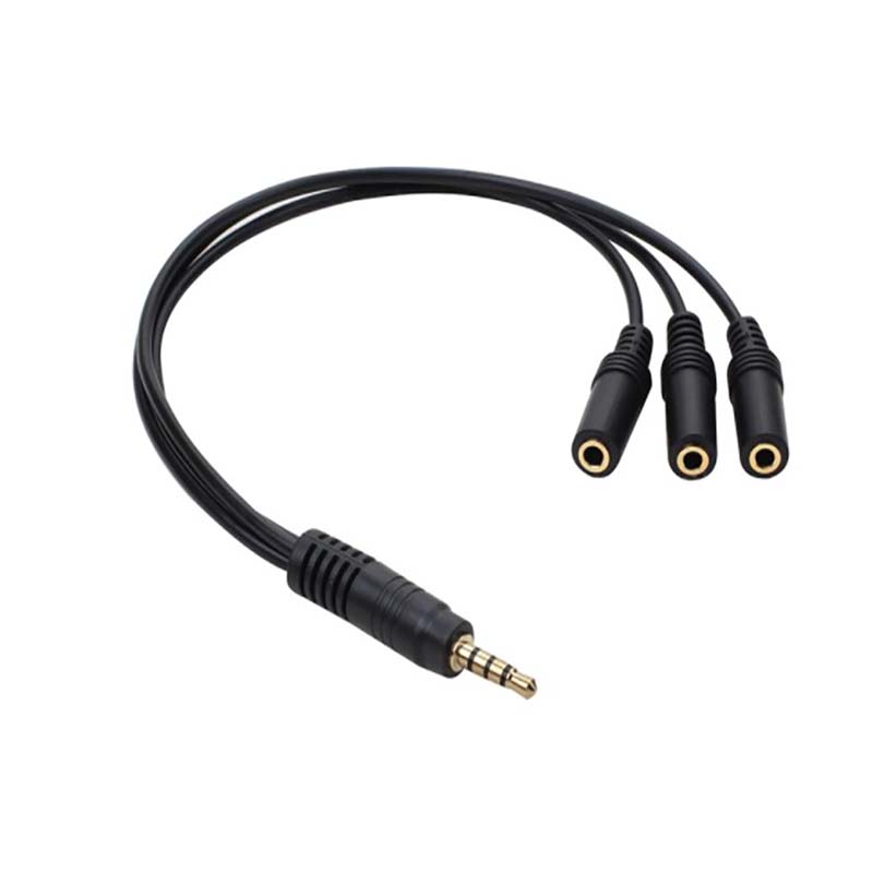 ⭐ 3.5mm 1 Male to 3 Female 3 W - огляд і ціна Earphone Splitter Jack