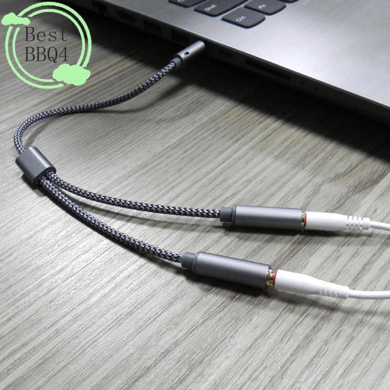 (BBQ4)AUX Cable Jack 3.5MM Aud - огляд і ціна Earphone Splitter Jack