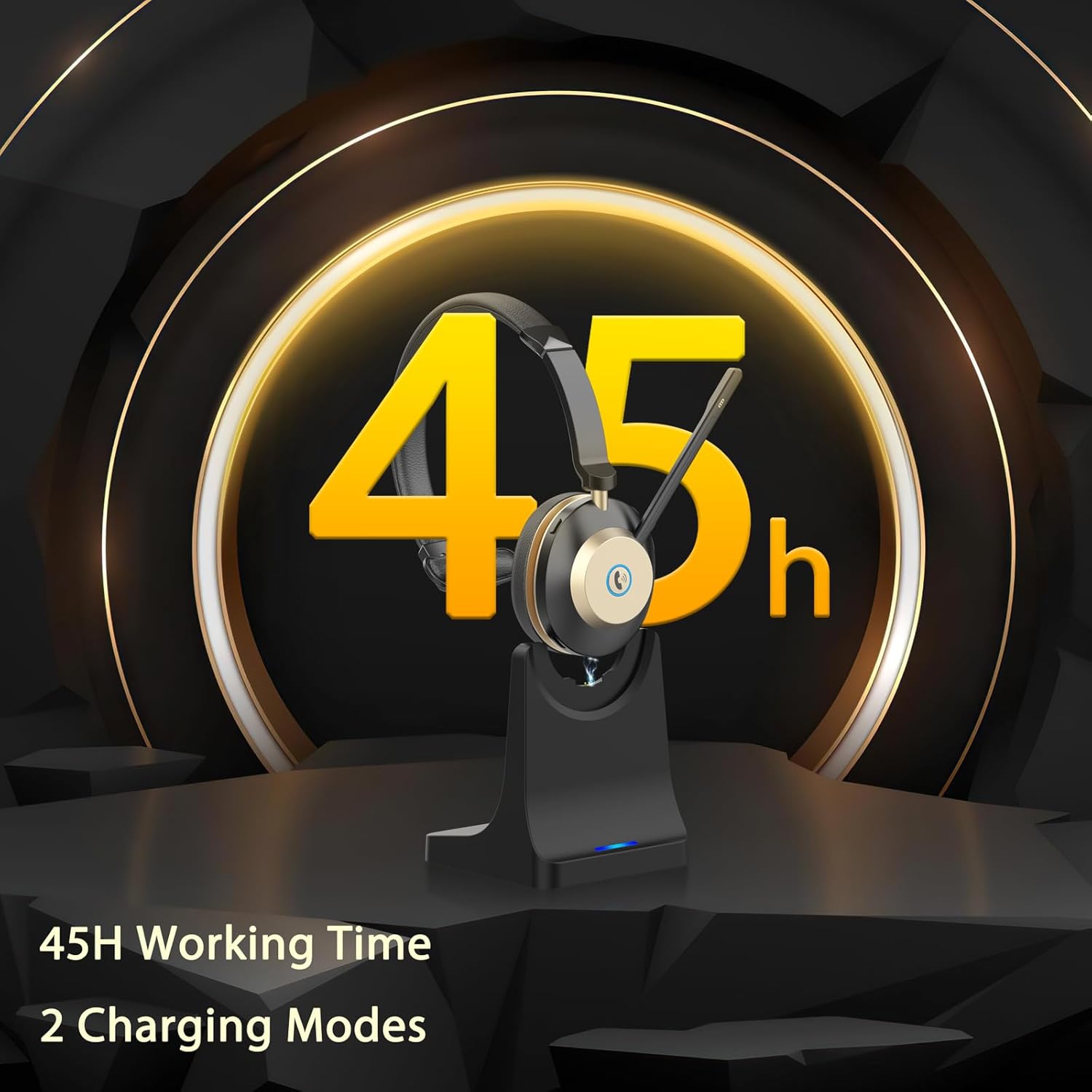 Wireless Headset with Mic, Noi - огляд і ціна Noise Cancelling Headphone