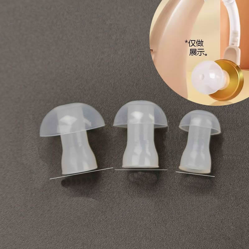 100pcs  Ear Cap Cushion for He - огляд і ціна Silicone Ear Tip Replacement