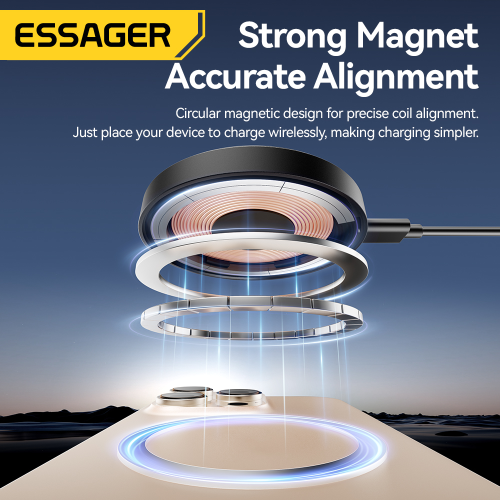 Essager Magnetic Wireless Char - огляд і ціна Usb C Earphone