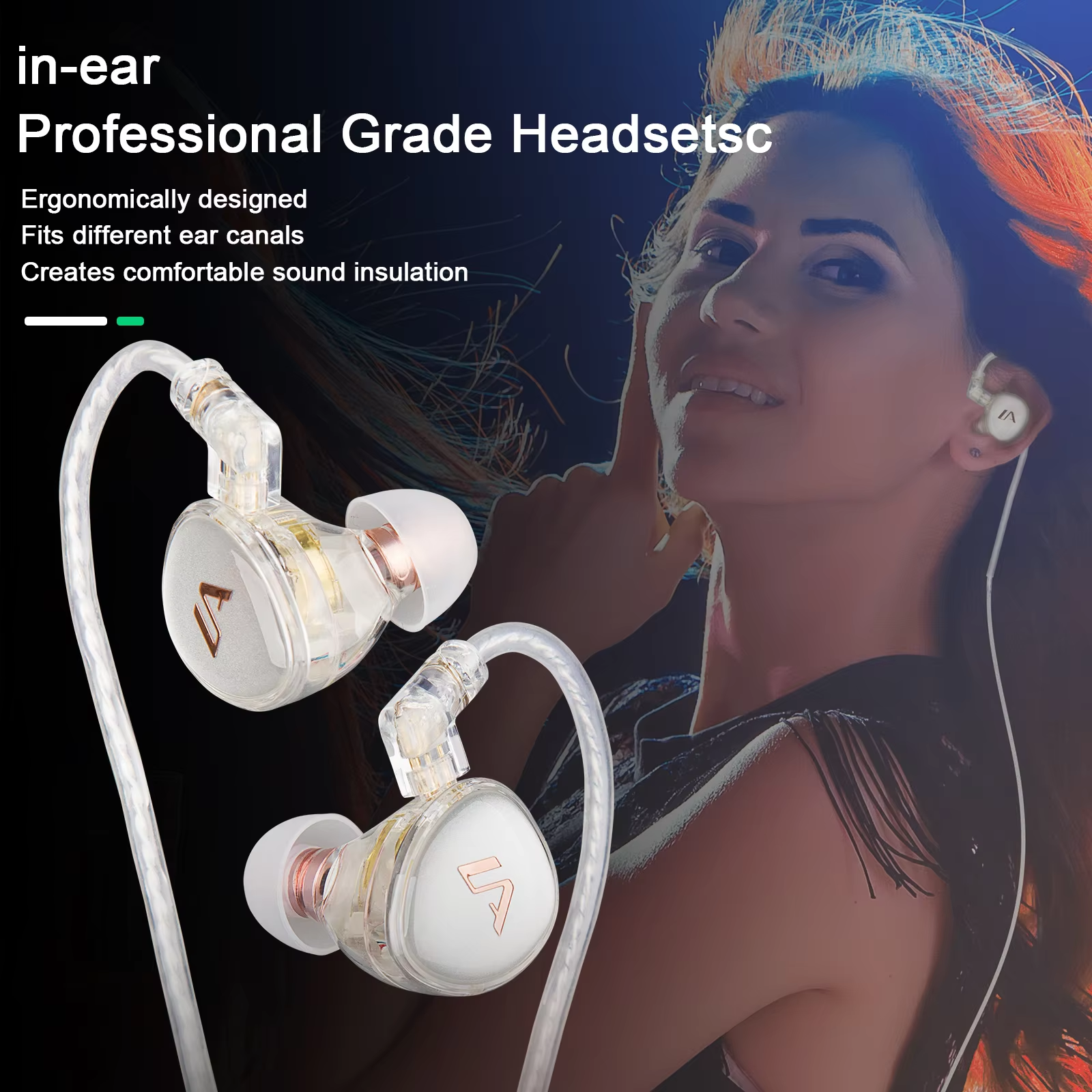 590-599mhz stereo IEM UHF Stag - огляд і ціна In Ear Monitor Iem