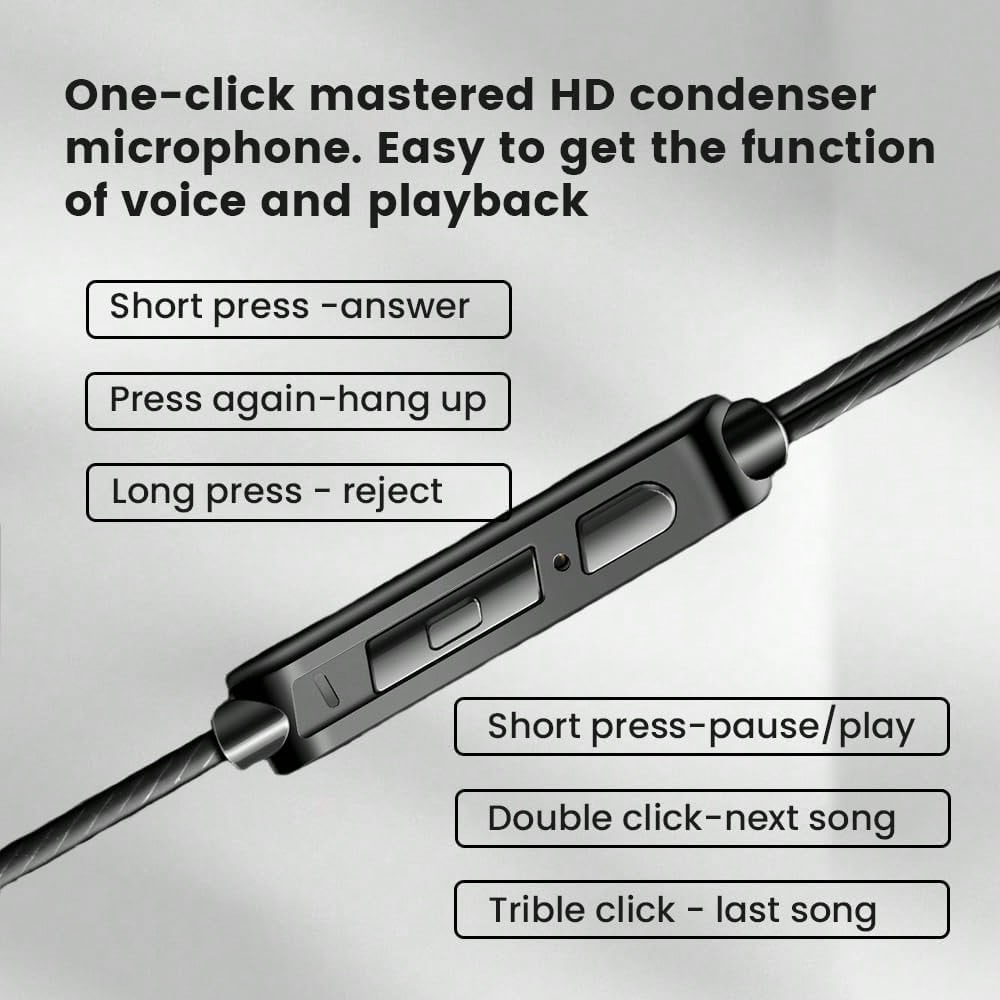 AK6 Gaming Earbuds With Mic –  - огляд і ціна Wired Earphone Mic