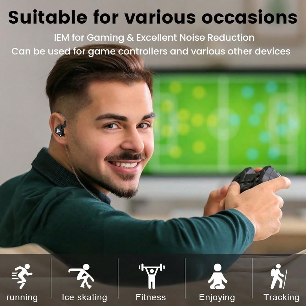 AK6 Gaming Earbuds With Mic –  - огляд і ціна Wired Earphone Mic
