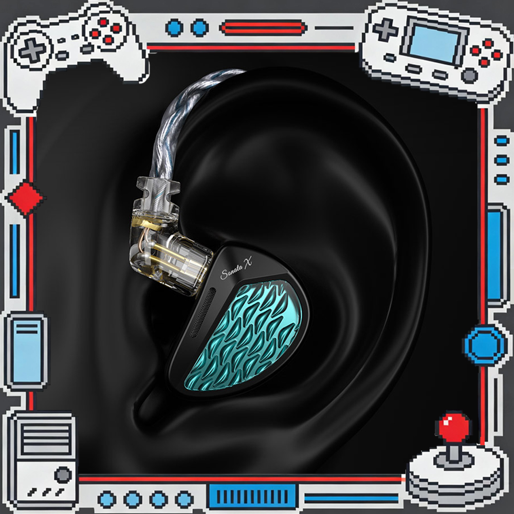 KZ Sonata X In-Ear Monitor Ear - огляд і ціна Audiophile Headphone Wired