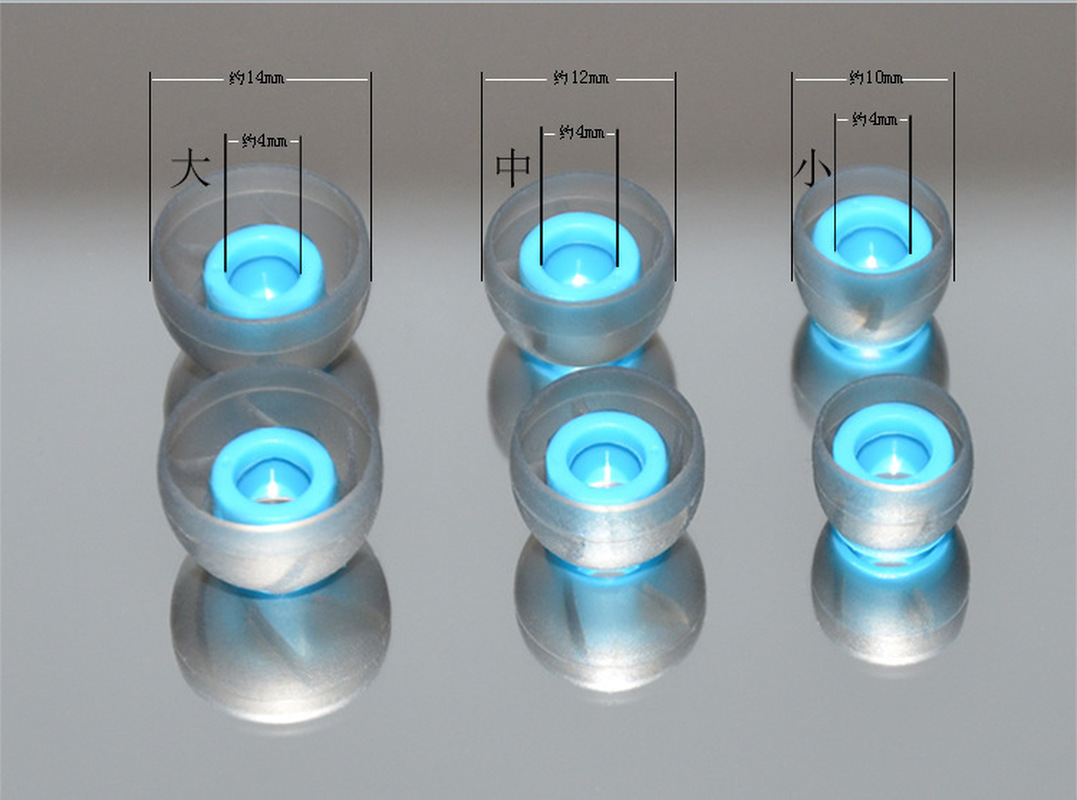 QKZ Spiral Silicone Ear Tips R - огляд і ціна Silicone Ear Tip Replacement