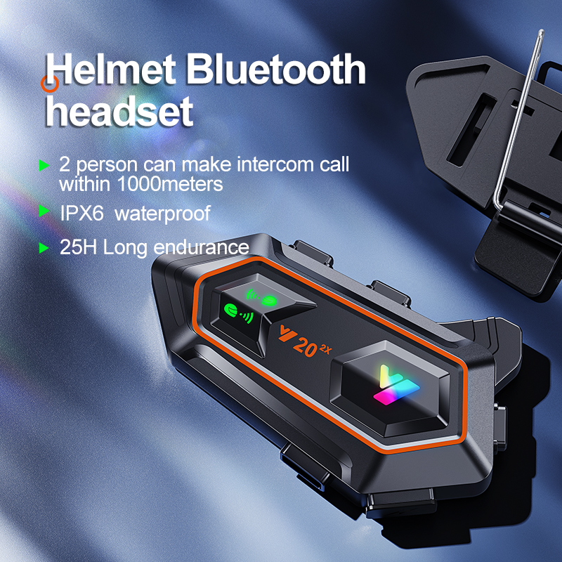 Y20 2X Motorcycle Helmet Inter - огляд і ціна Bluetooth Headset On Ear