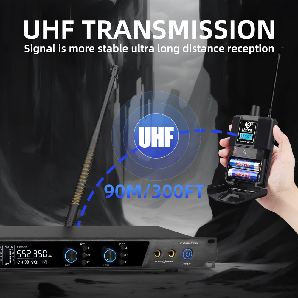 Debra UHF IEM ER-202 Wireless  - огляд і ціна In Ear Monitor Iem