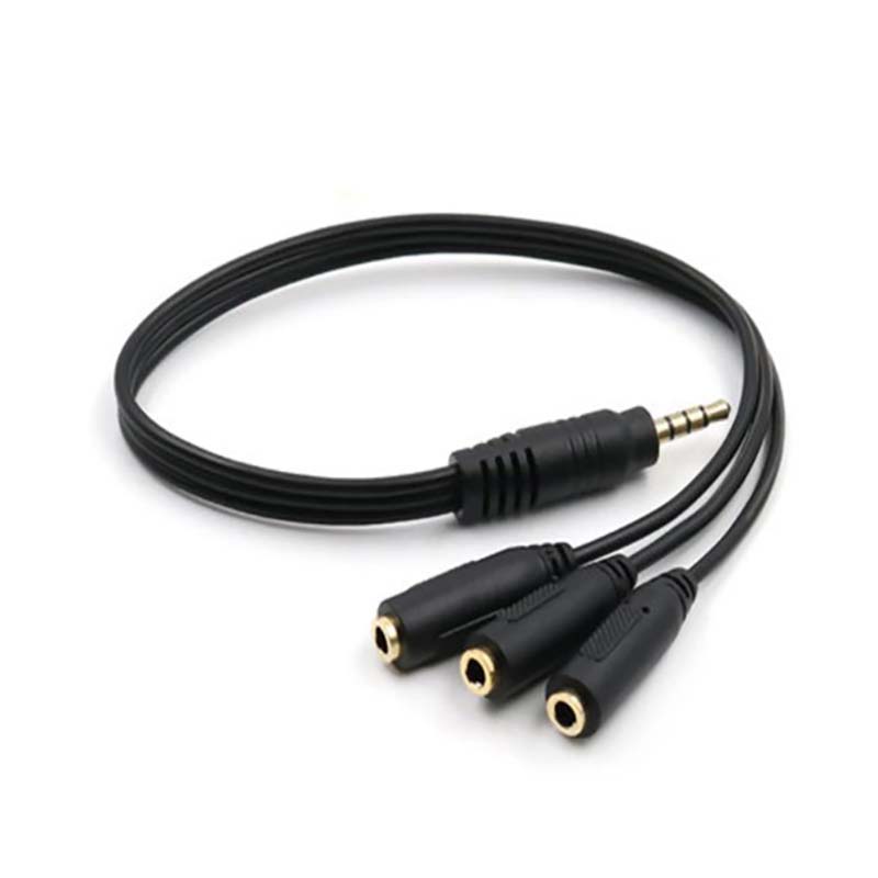 【C】3.5mm 3-Way Port Aux Audio  - огляд і ціна Earphone Splitter Jack