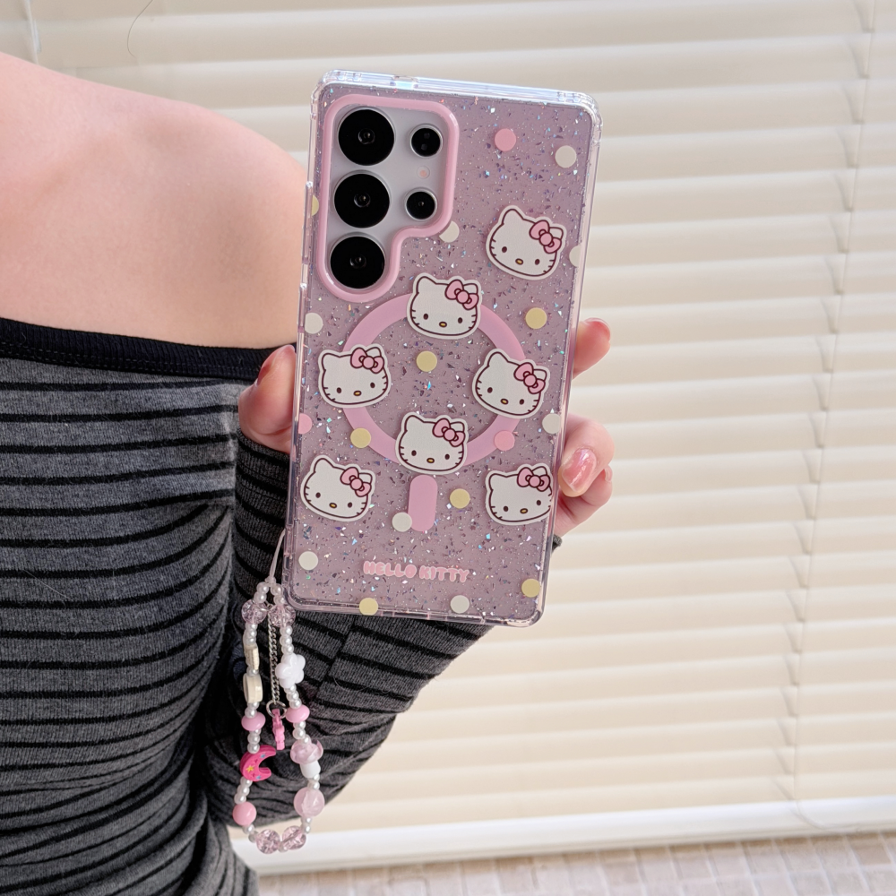 Magnetic Glitter Color Wave Po - огляд і ціна Headphone Case Hard