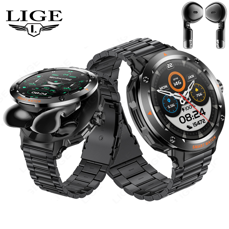 New Men's 2 In 1 Headset Smart - огляд і ціна Earbuds Charging Case