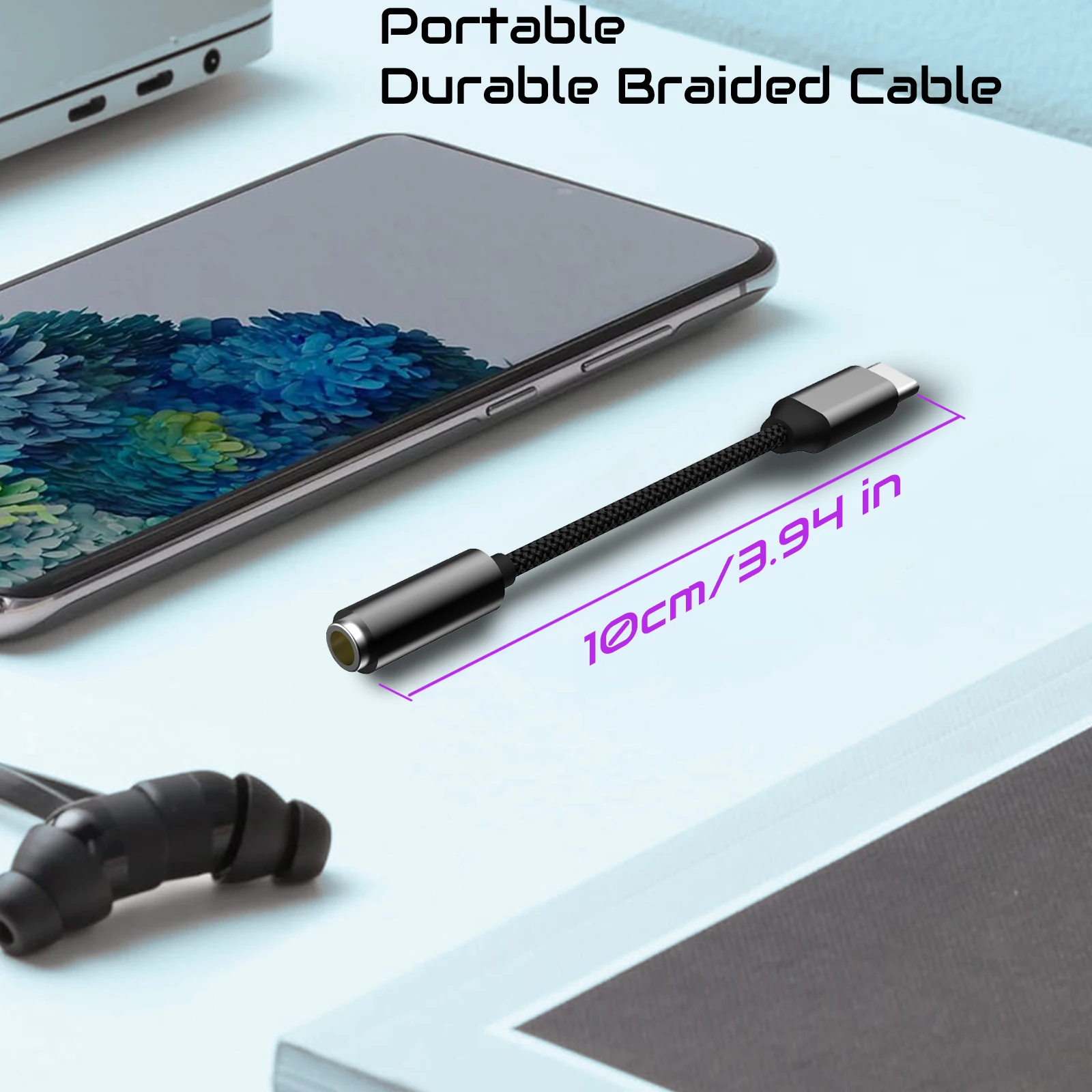 USB Type C 3.5 Jack Adapter US - огляд і ціна Cable Extension 3.5