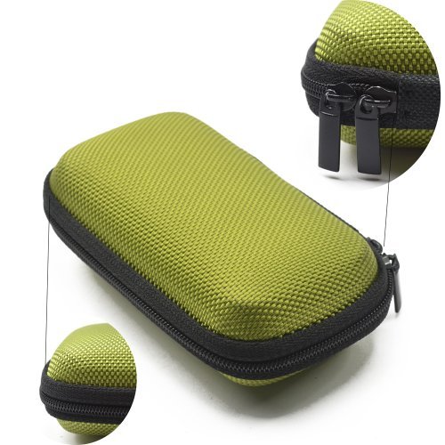 Green Rectangle Shaped Hard Ea - огляд і ціна Headphone Case Hard