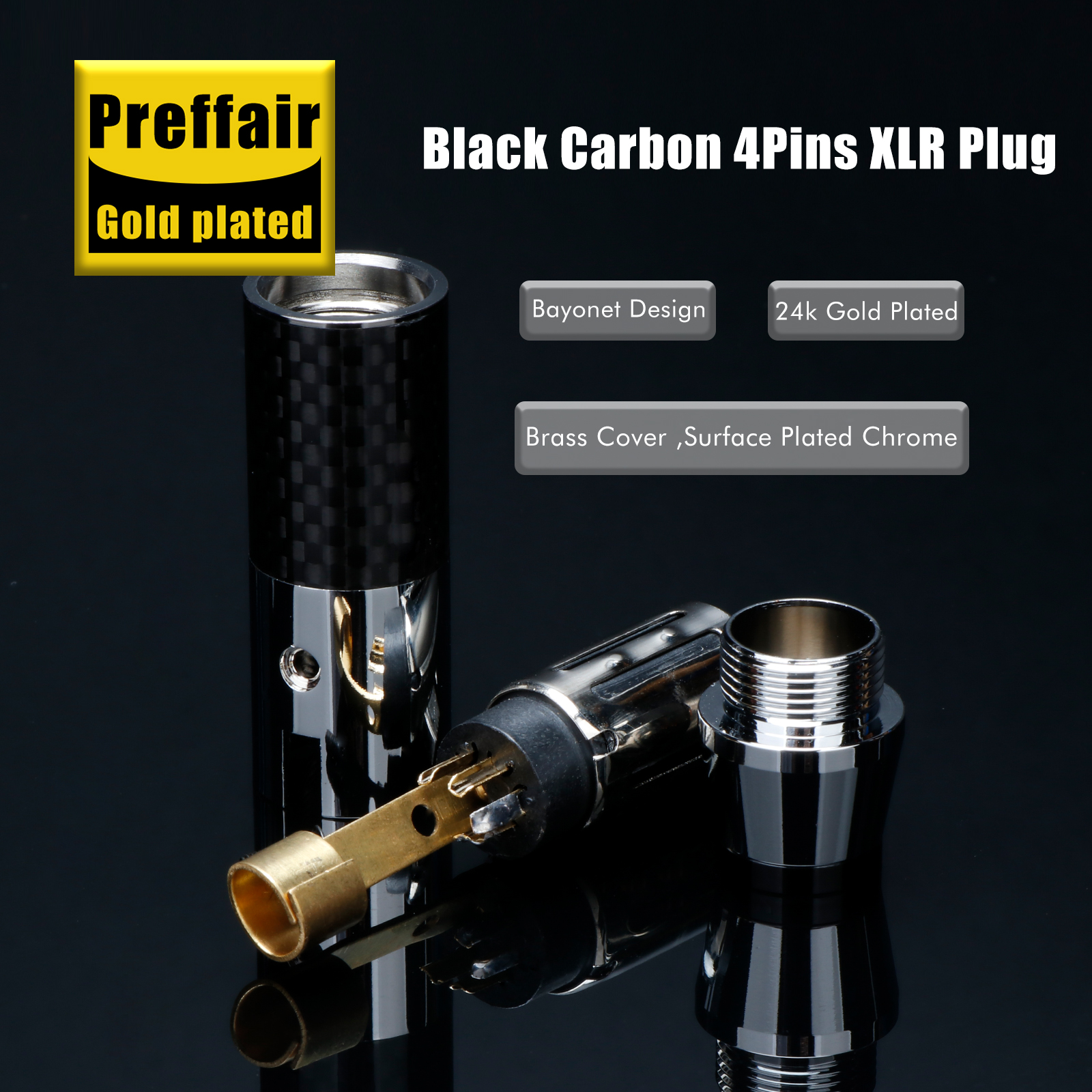 4pin XLR Connector Headphone X - огляд і ціна Wired Earphone Mic
