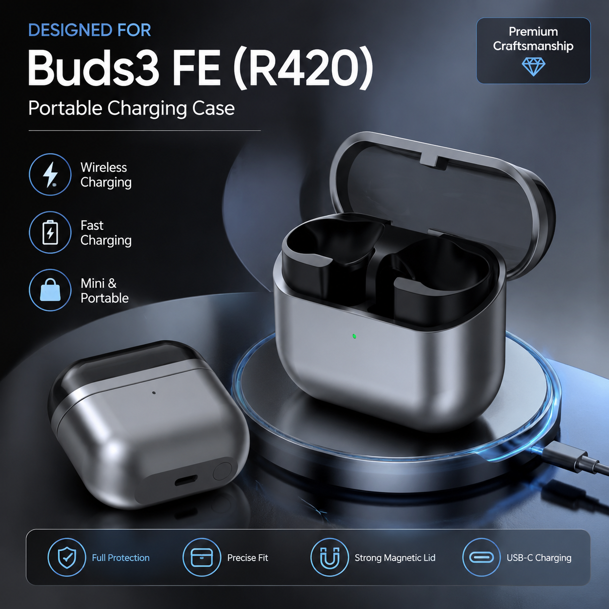 Replacement Charging Case For  - огляд і ціна Earbuds Charging Case