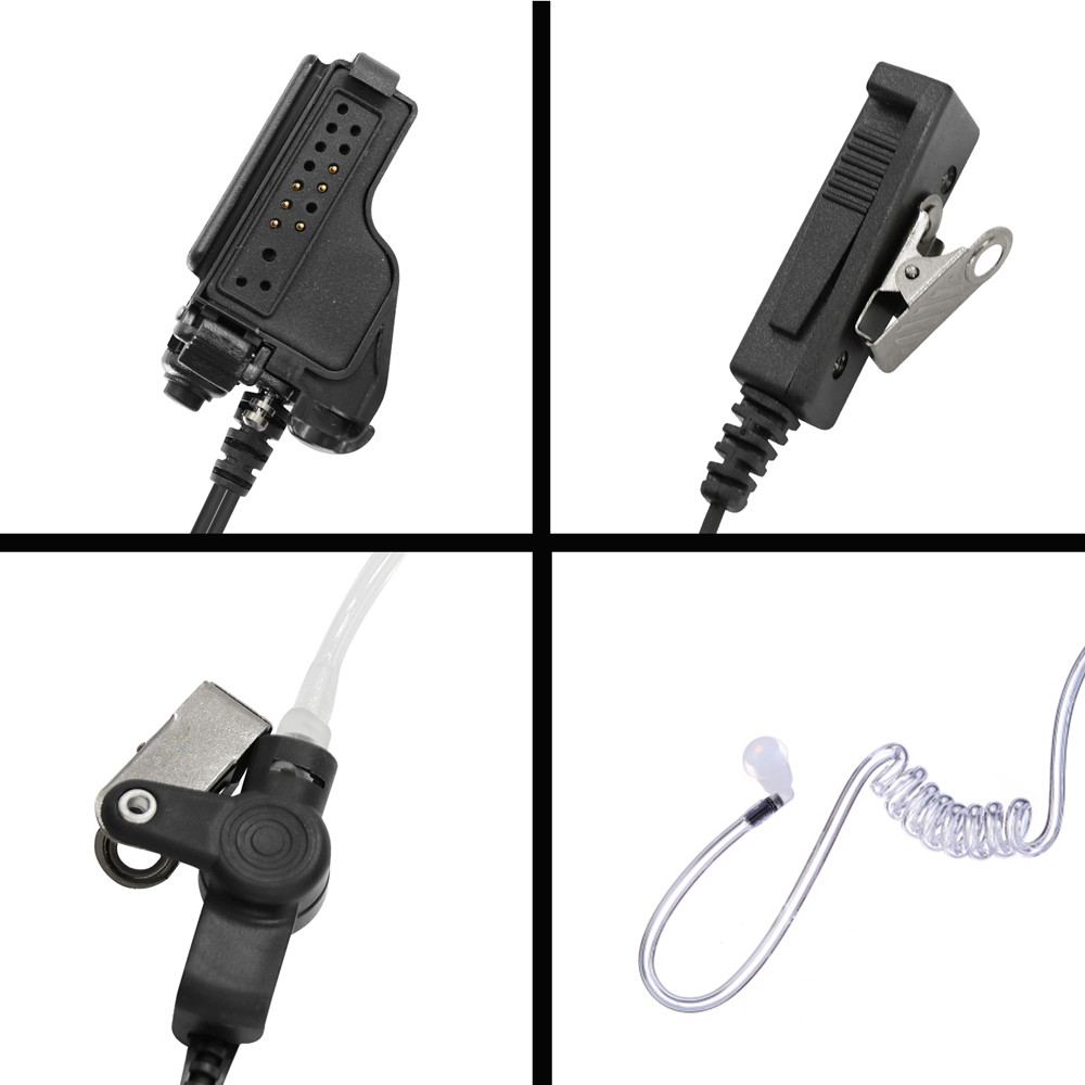 VBLL Walkie Talkie 2-wire Surv - огляд і ціна Wired Earphone Mic