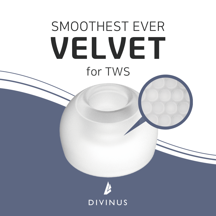 Divinus Velvet Eartips For TWS - огляд і ціна Wireless Earbuds Tws