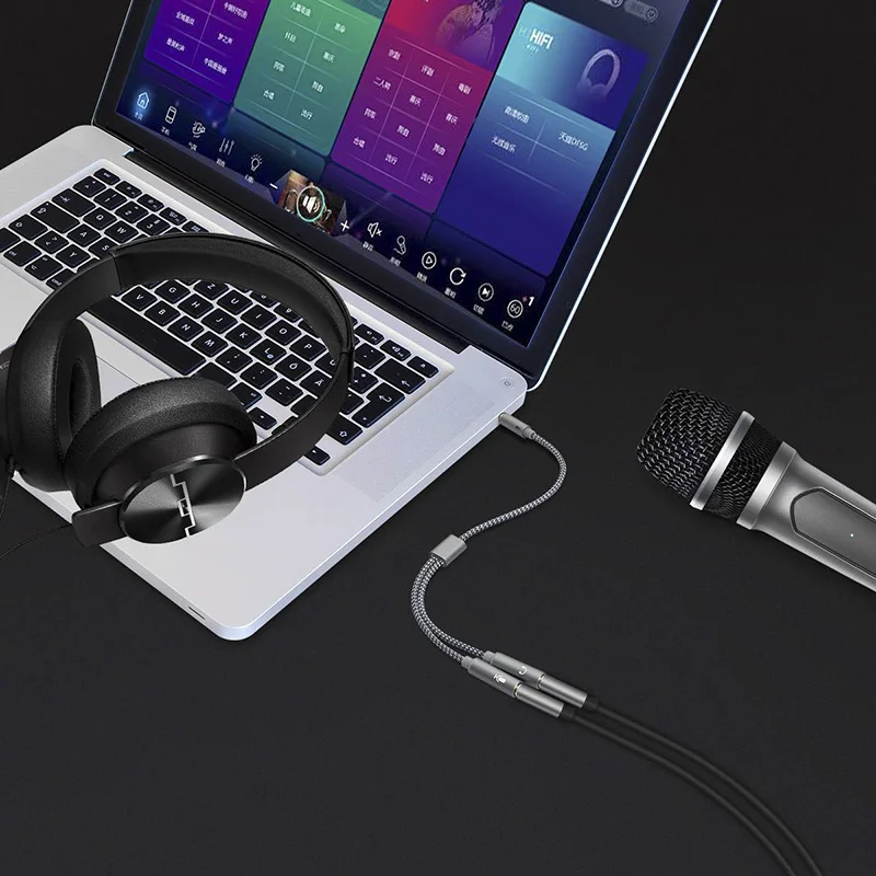 Headset splitter 3.5mm audio m - огляд і ціна Earphone Splitter Jack