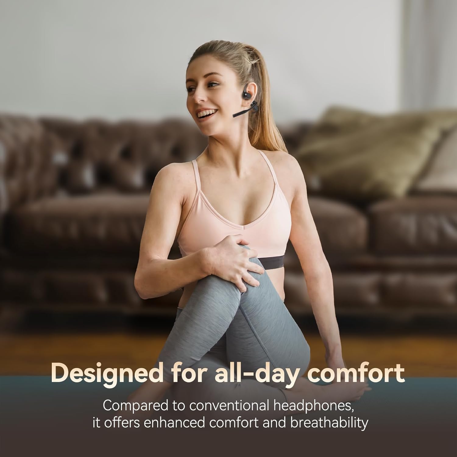 Open Ear Headphones with AI No - огляд і ціна Noise Cancelling Headphone