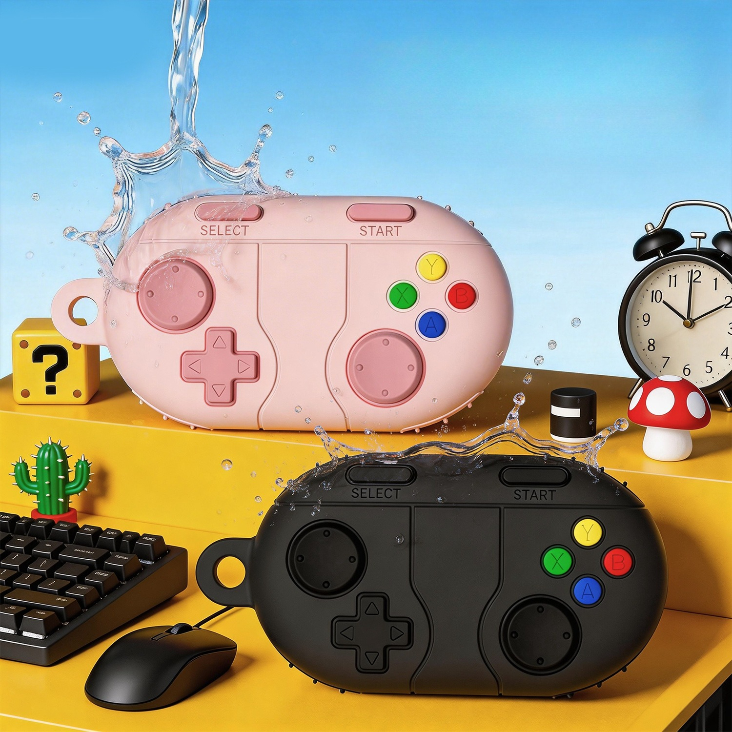 Vintage Silicone Game Style Ca - огляд і ціна Earbuds Charging Case
