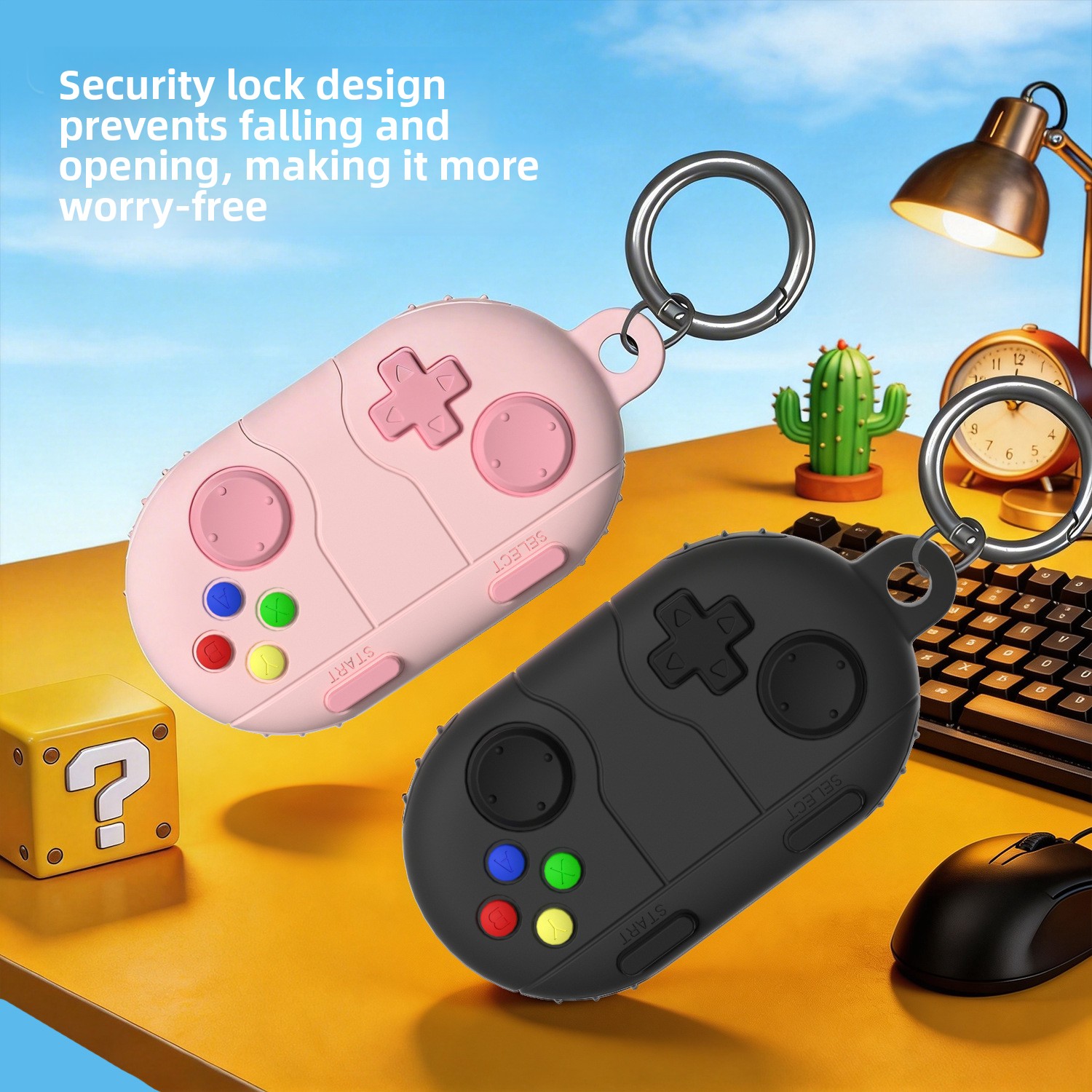 Vintage Silicone Game Style Ca - огляд і ціна Earbuds Charging Case
