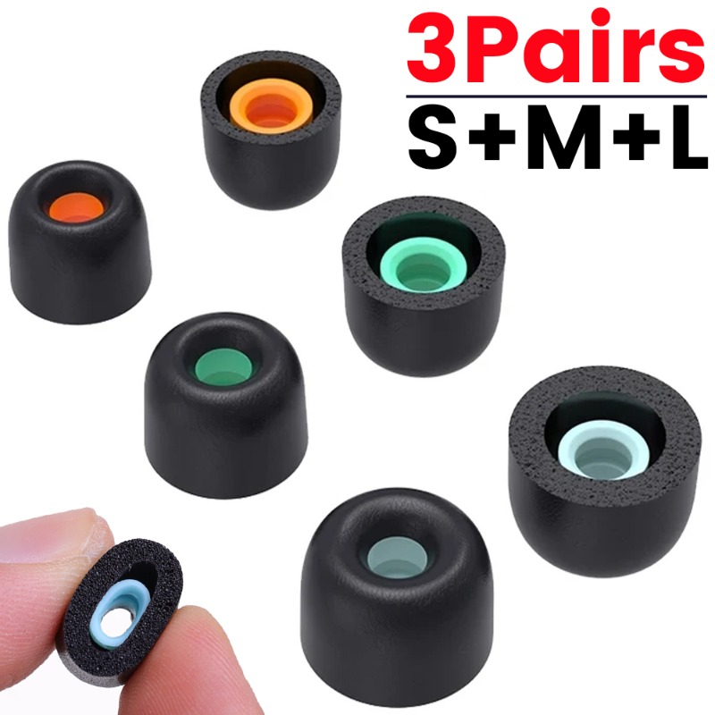 Soft Memory Foam Eartips for S - огляд і ціна Earphone Foam Tip