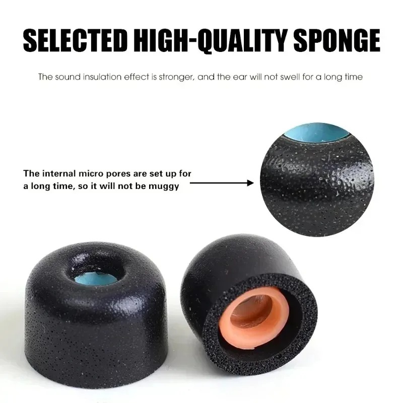 Soft Memory Foam Eartips for S - огляд і ціна Earphone Foam Tip