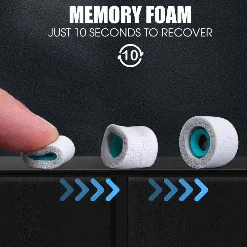 Soft Memory Foam Eartips for S - огляд і ціна Earphone Foam Tip