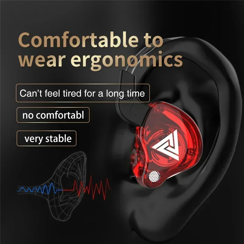 NEW QKZ AK6 Copper Driver HiFi - огляд і ціна Audiophile Headphone Wired