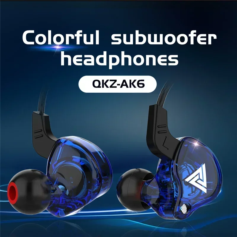 NEW QKZ AK6 Copper Driver HiFi - огляд і ціна Audiophile Headphone Wired