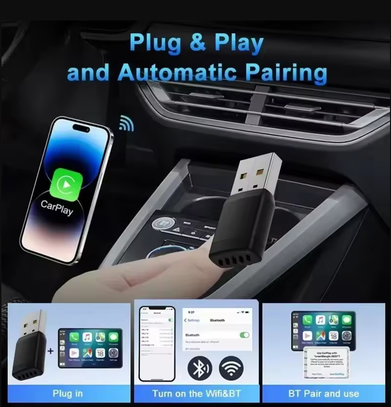 Smart Wireless CarPlay Android - огляд і ціна Bluetooth Adapter Receiver