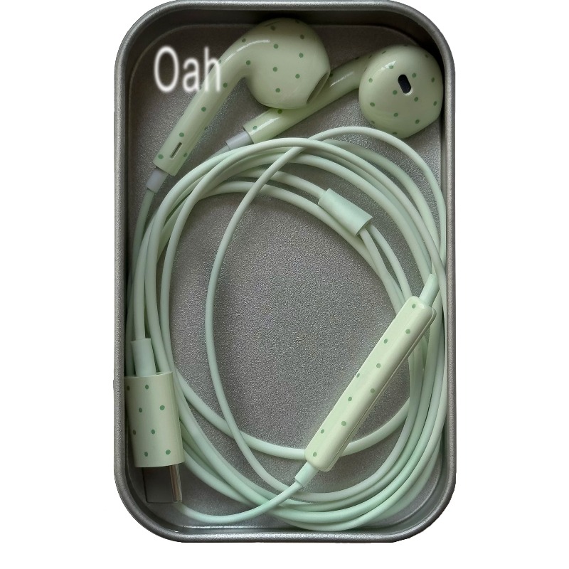 Oah Polka Dot Wired Earphones  - огляд і ціна Usb C Earphone
