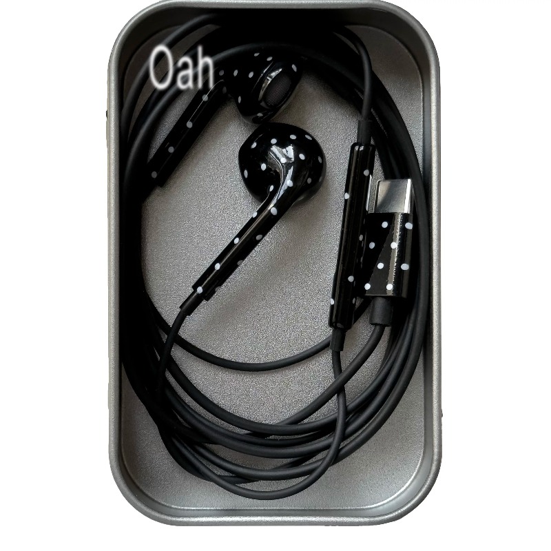 Oah Polka Dot Wired Earphones  - огляд і ціна Usb C Earphone