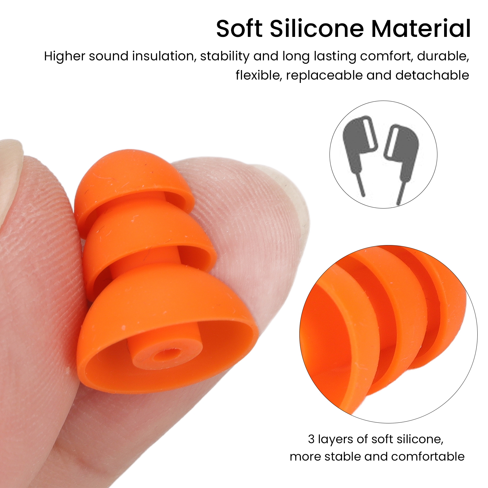 Silicone Eartips Comfort Repla - огляд і ціна Silicone Ear Tip Replacement