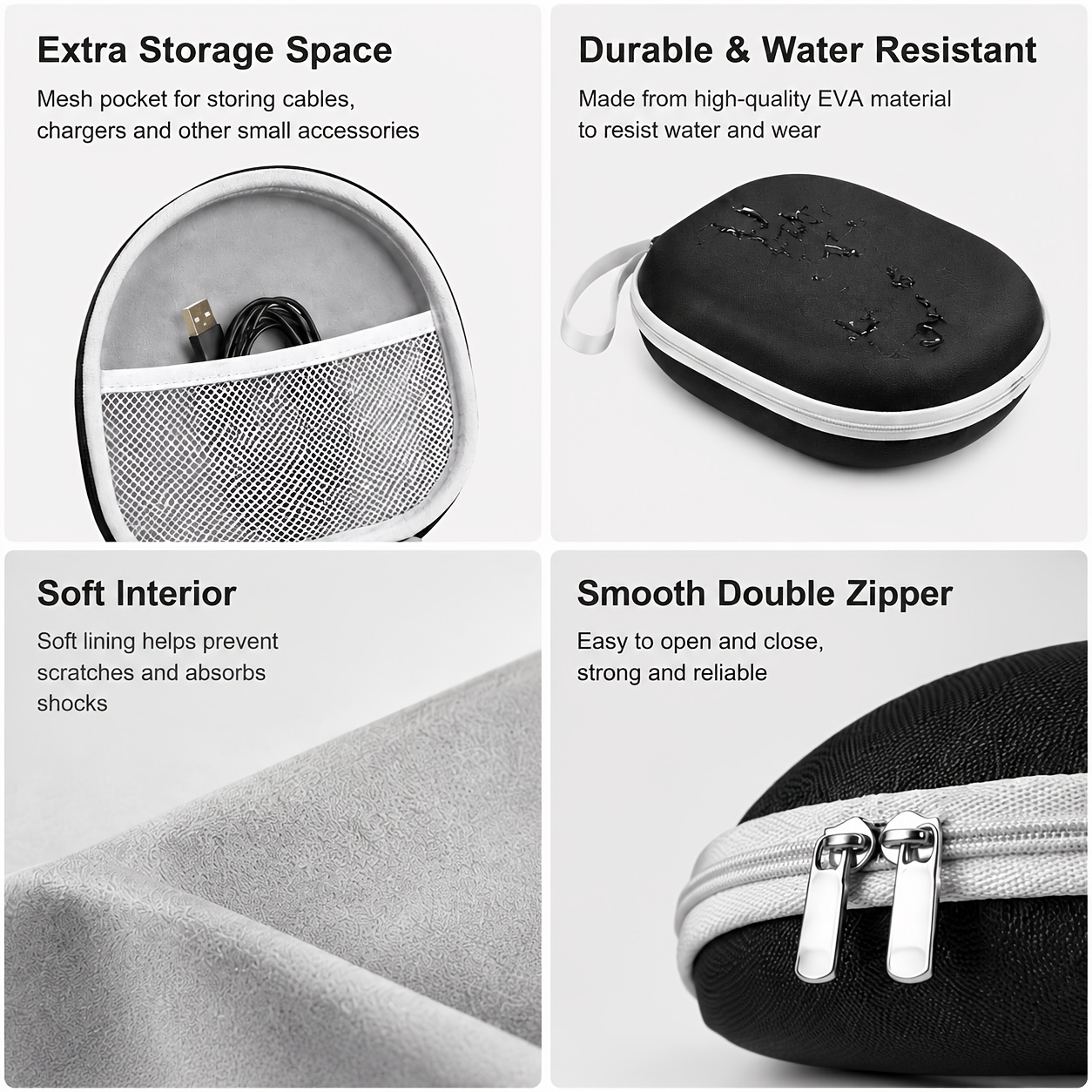 Portable Headphone Storage Cas - огляд і ціна Headphone Case Hard