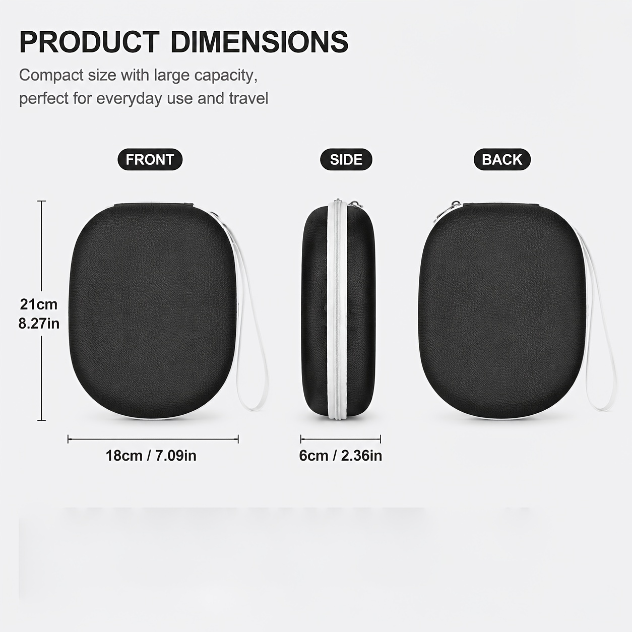 Portable Headphone Storage Cas - огляд і ціна Headphone Case Hard