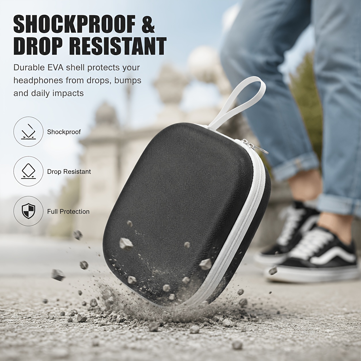 Portable Headphone Storage Cas - огляд і ціна Headphone Case Hard