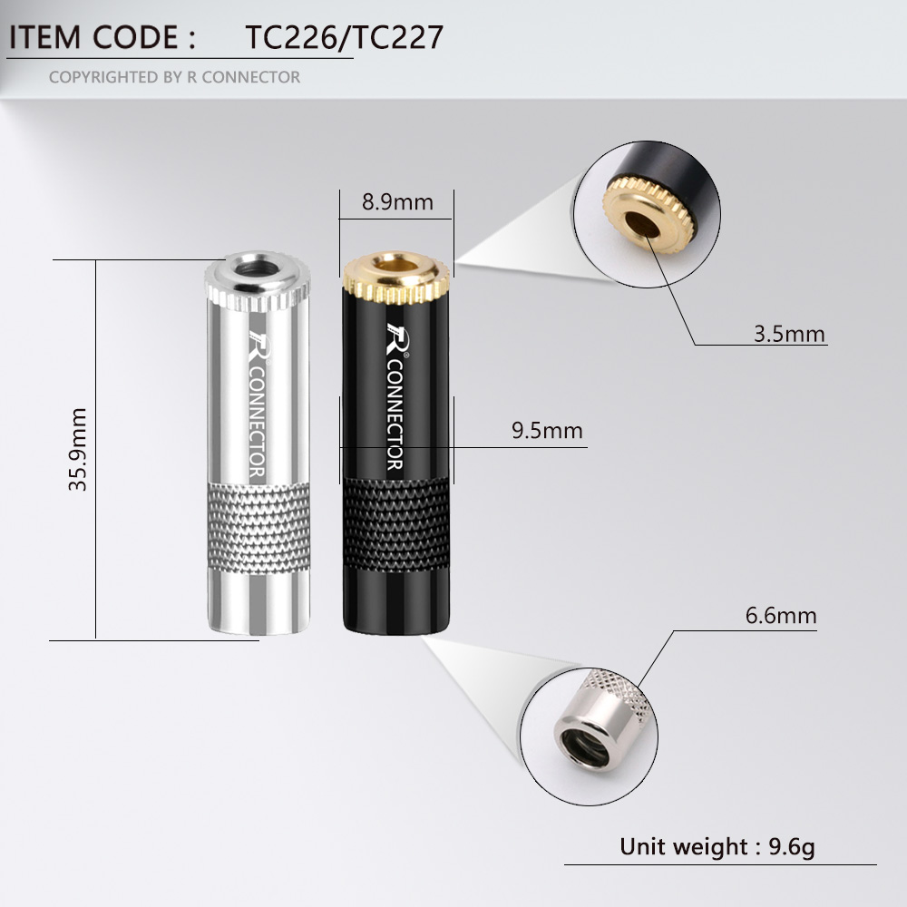 10pcs Audio 3.5mm/6.35mm Jack  - огляд і ціна Audiophile Headphone Wired