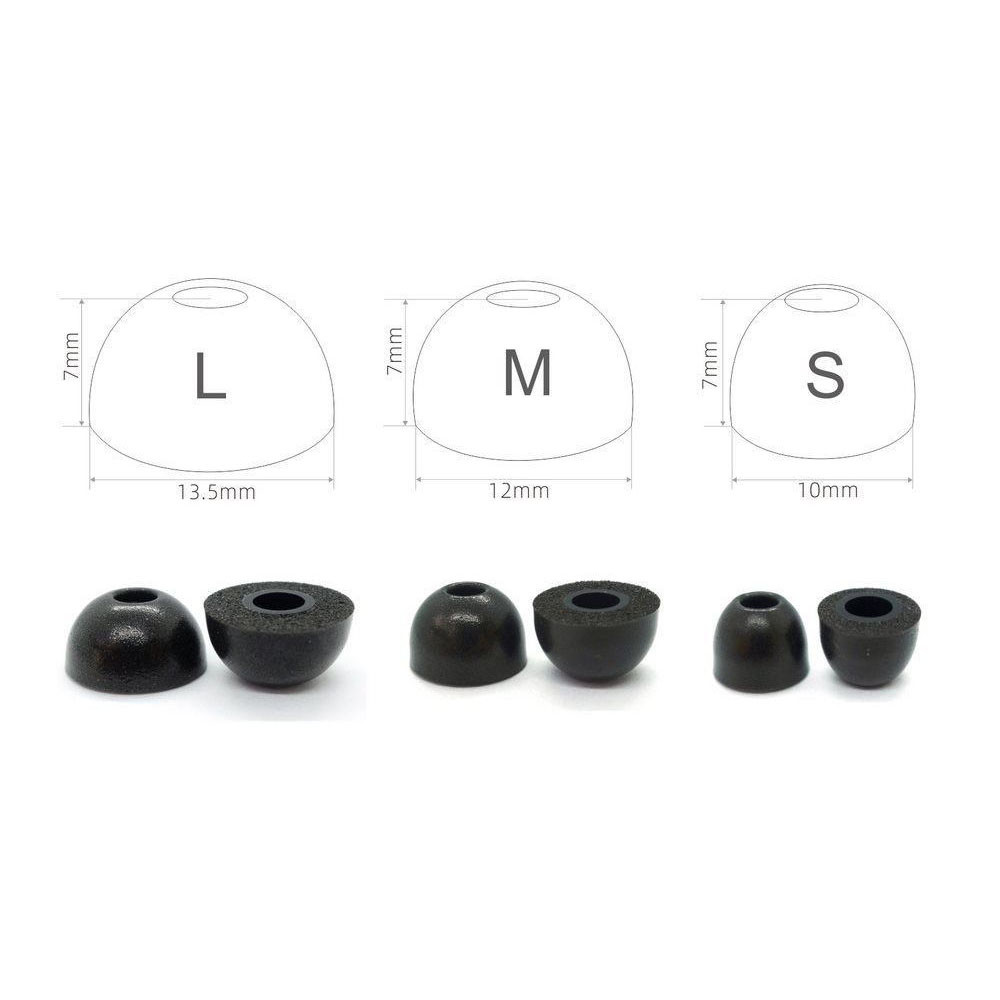 2pcs Replacement Earbuds Tips  - огляд і ціна Earphone Foam Tip